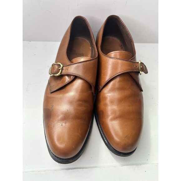Allen Edmonds Garner Monk Strap Plain Toe Dress Shoe Size 8.5 D Brown main image 14